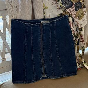 We The Free /Free People Denim Mini Skirt size 6